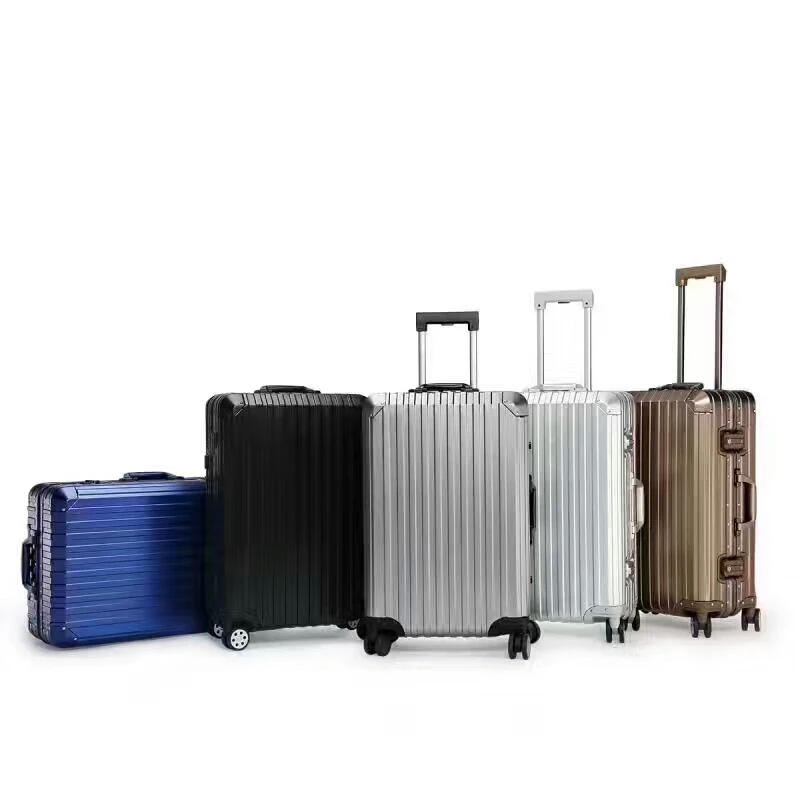 Компьютерный корпус Алюминий сплав чемодан в 3 размерах Замки TSA 4 спиннинг колесо