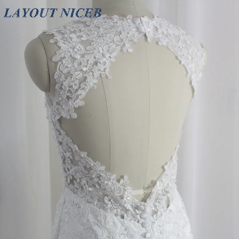 Новый Новинка 2017 года атласная Русалка свадебное платье сексуальное с открытой