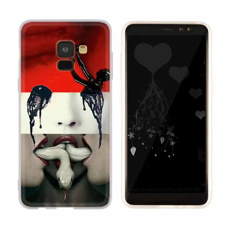 Американский страшный чехол для Samsung Galaxy A8 A6 Plus A9 A5 A3 A7 2018 2017 2016 A50 A30 A40 A70 A10 A2 CORE