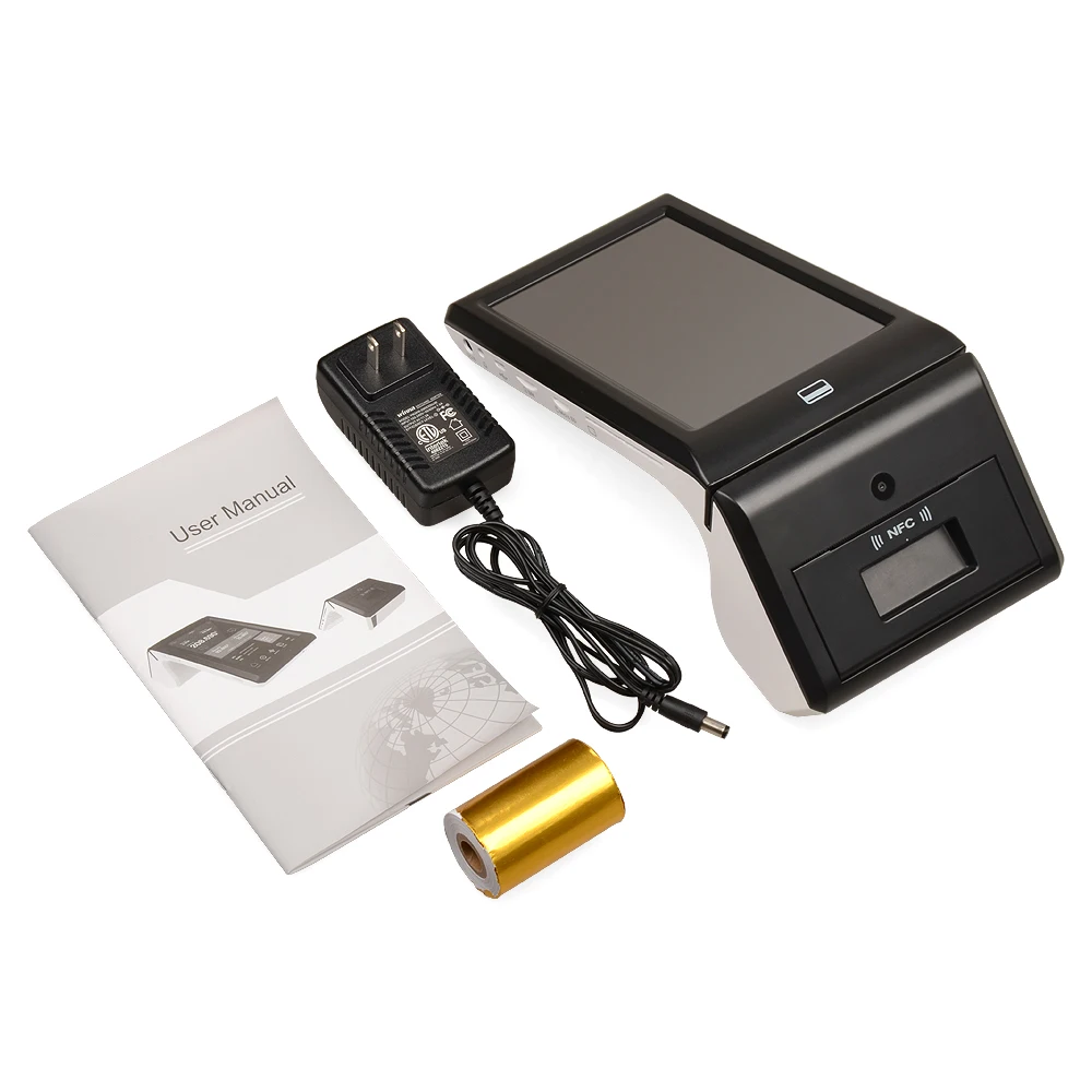 POS NFC считывающая система GP7002 PDA сканер штрих-кода с принтером 80 мм | Компьютеры и
