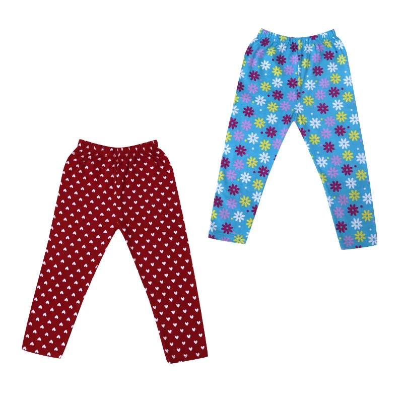 Детские длинные леггинсы 2 шт./лот штаны для девочек хлопковые брюки малышей