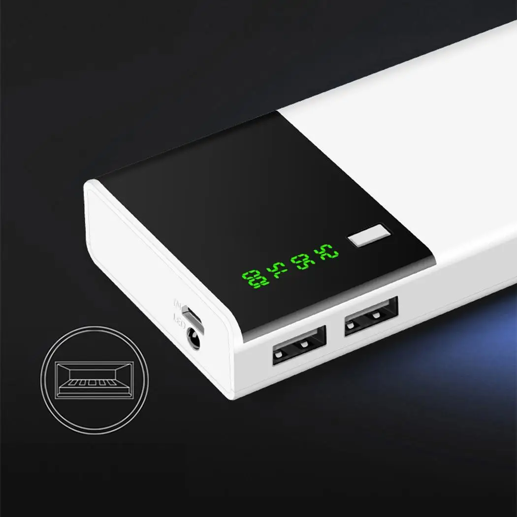 10000 мАч Внешний аккумулятор с двумя usb портами быстрая зарядка Мобильный