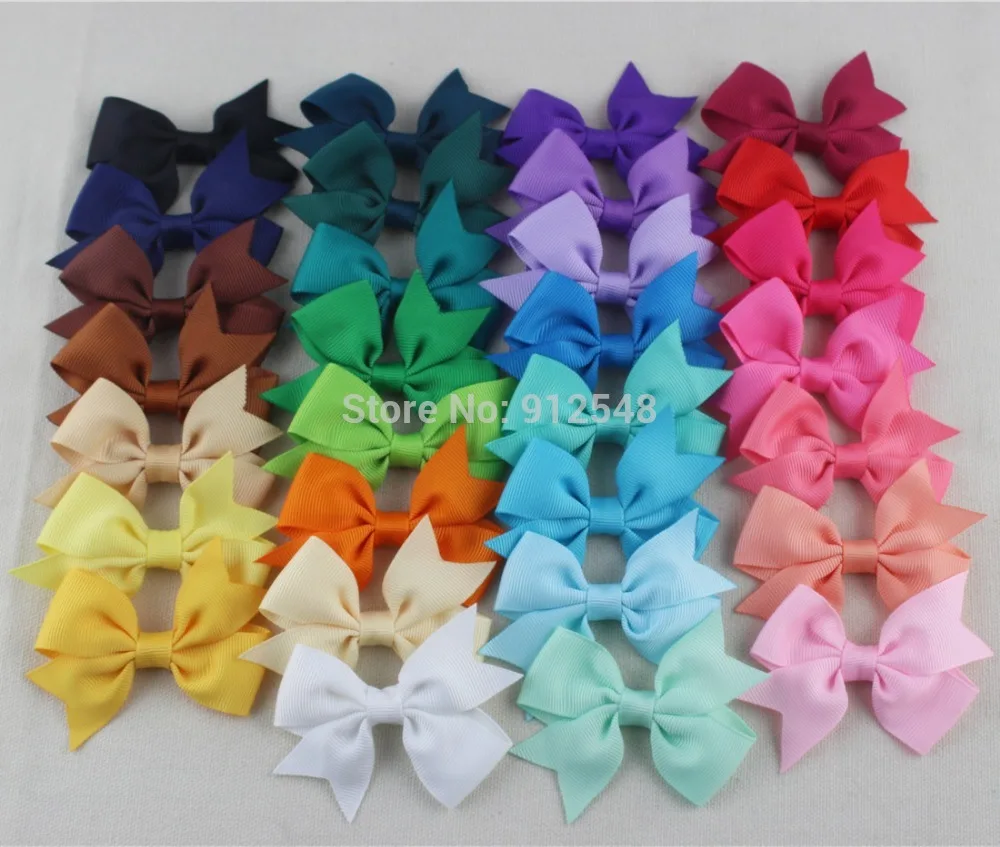 Банты из корсажной ленты с зажимом для девочек бесплатная доставка 30 цветов
