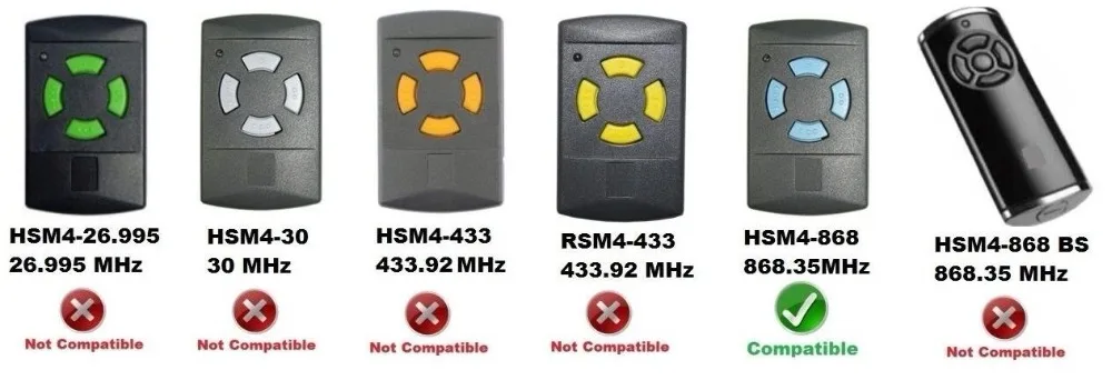 Hormann HSM2 868 HSM4 МГц для замены пульт дистанционного управления высокое качество