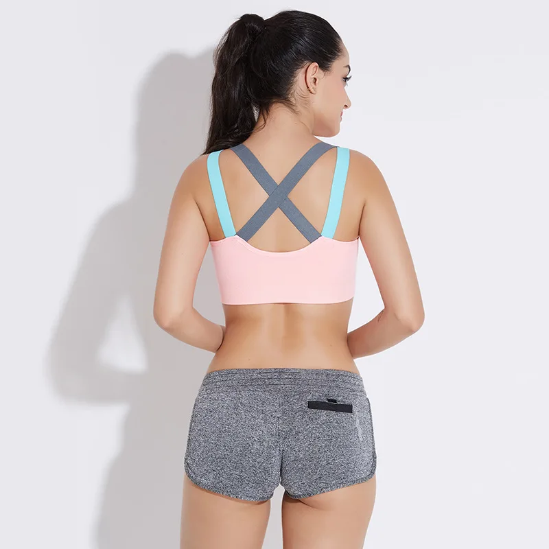 Женский спортивный бюстгальтер с чашками пуш ап|bras for women|bra forbra up |