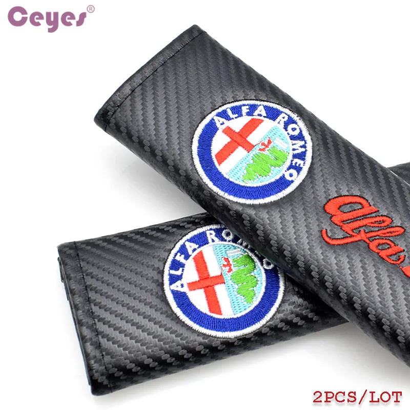 Наплечные подушки Ceyes из углеродного волокна для Alfa Romeo 156 Mito 147 159 Giulietta 2 шт.|cotton belt
