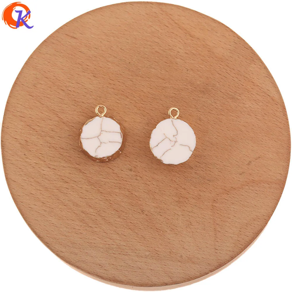 

Cordial Design 30Pcs 15*20MM Jewelry Accessories/Resin Pendant/Round Shape/DIY Earrings Making/Charms/Hand Made/Earring Findings