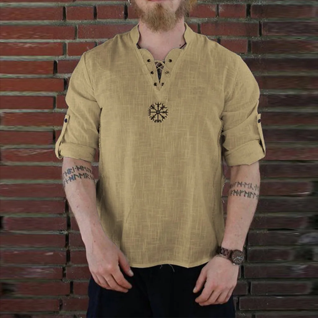 Летняя мужская рубашка, Camisa, стиль, длинный рукав, свободная рубашка, индивидуальная, хлопок-лен, чистый, блузка, топ, уличная одежда, Camisa masculina