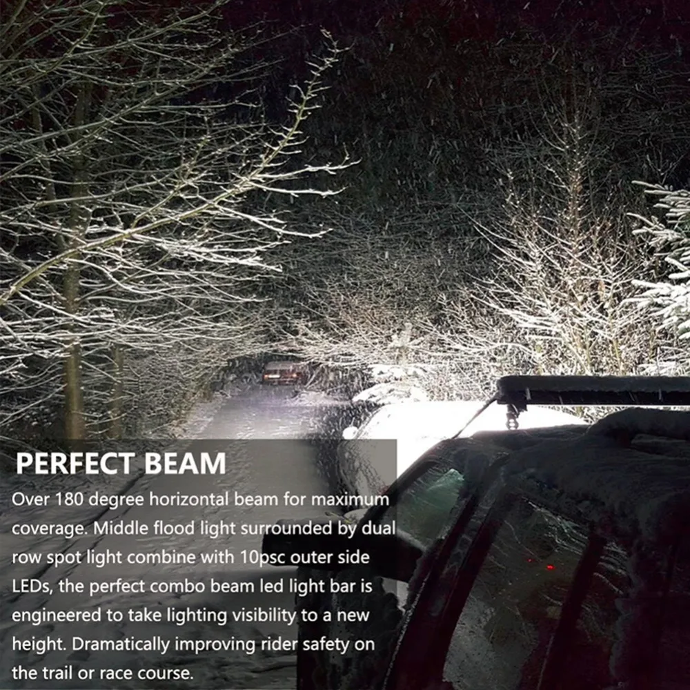 ADZOON освещение бар 20 ''дюймовый 420 Вт combo Луч offroad светодиодный свет для 12 в 24