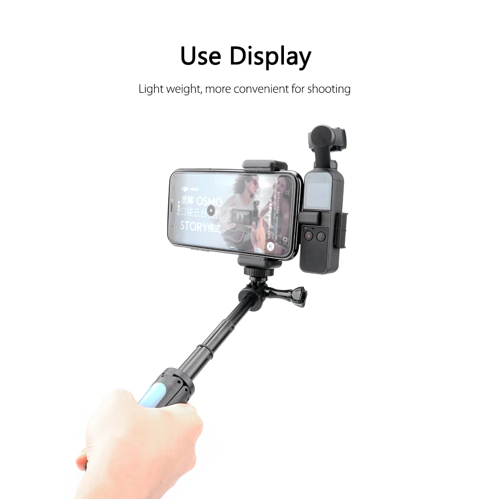 Vamson для DJI Osmo карманные аксессуары держатель камеры крепление мобильного телефона неподвижная фигура кронштейн для DJI OSMO Карманный стабильный OPG