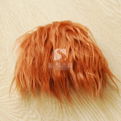 Меховой парик для куклы разные размеры|wig|wig piecewig guy |