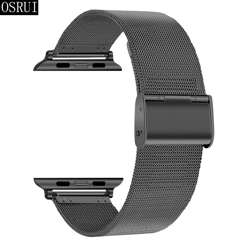 Ремешок для apple watch band 42 мм 38 correa iwatch 3 2 44 40 Миланская петля браслет pulseira 4