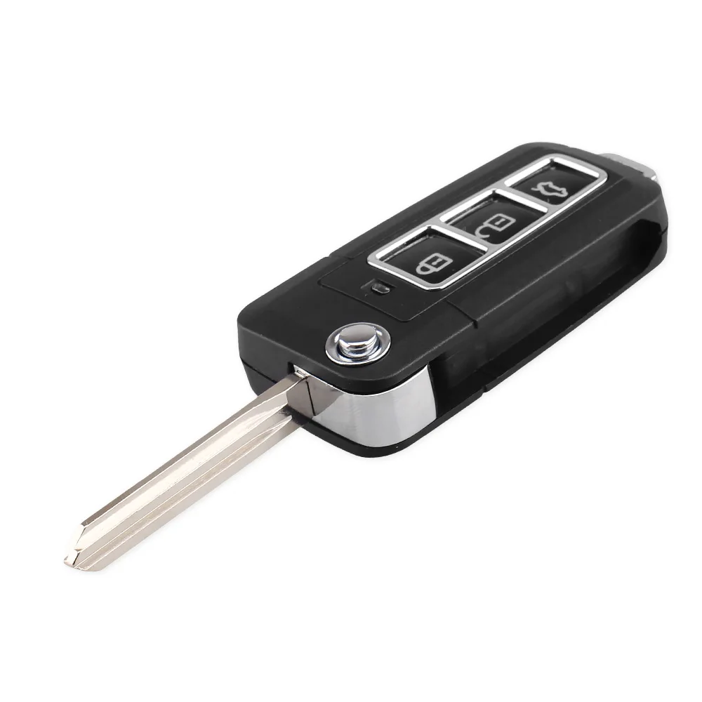 KEYYOU 3 кнопки модифицированный дистанционный Складной автомобильный ключ