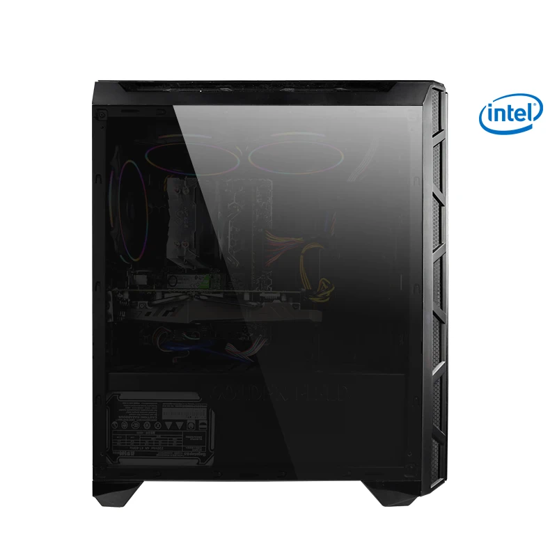 Kotin S2 игровой Настольный ПК компьютер для PUBG Intel i5 8400 GTX 1050Ti 4 Гб GPU B360 материнская плата 8 Гб ram 180 ГБ SSD 5 красочные веера