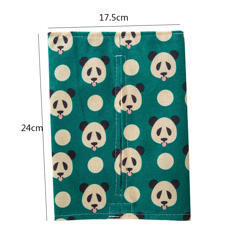 Бумажный контейнер для салфеток с мультяшным животным рисунком дома и