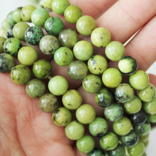 Модные diy бусины 8 мм австралийские Jades Chrysoprase натуральный зеленый камень