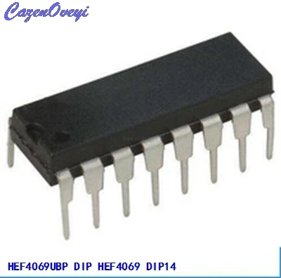 10 шт./лот HEF4069UBP HEF4069 DIP 14 в наличии|Интегральные схемы| |