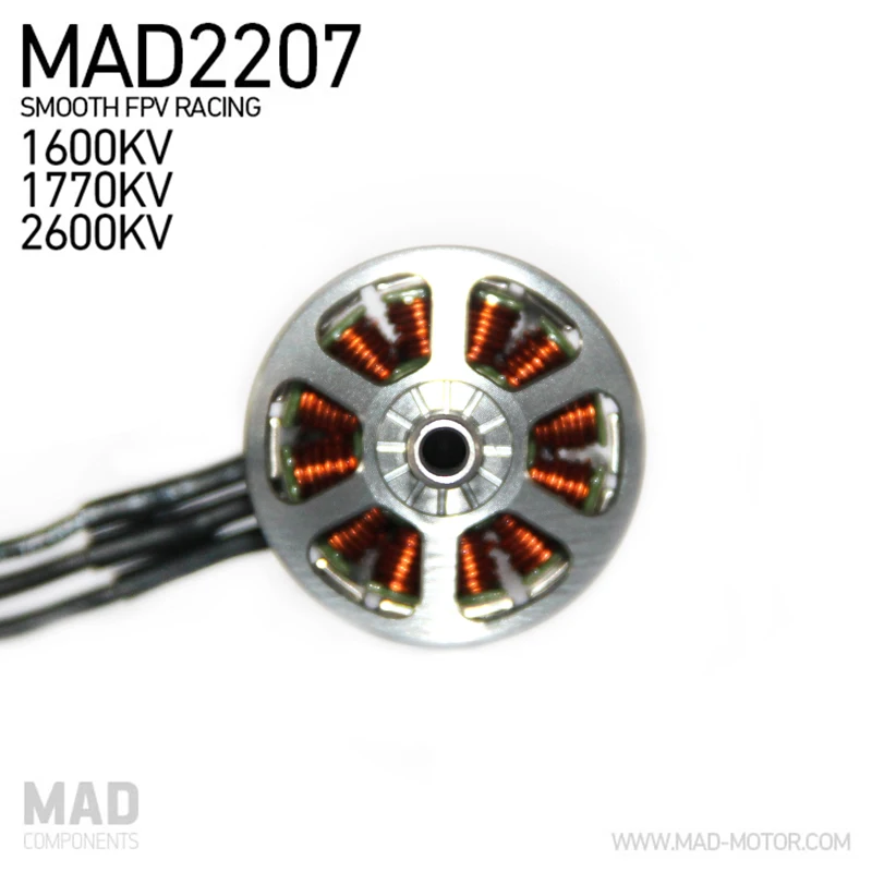 Мини Дрон MAD2207 бесщеточный двигатель высокая эффективность плавный FPV для гонок