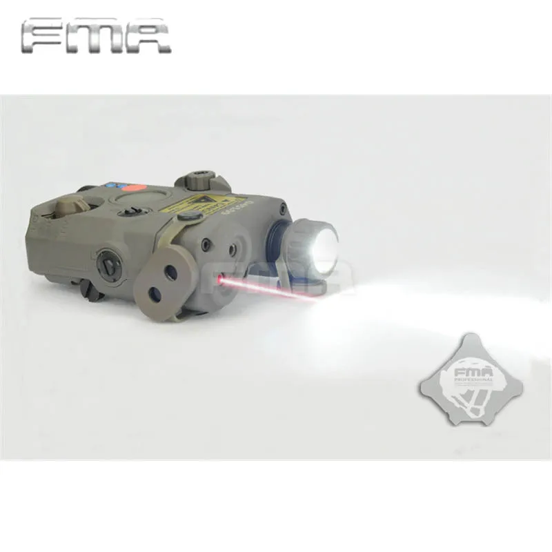 FMA PEQ15 LA5 Обновление версии Батарея чехол LED белый свет + красный в горошек лазерный