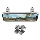 Джойстик для смартфона, металлический геймпад для мобильных телефонов PUBG, геймпад для игр с L1R1, для шутеров для Pubg, контроллер для мобильных телефонов с кнопками огня, клавиша прицела