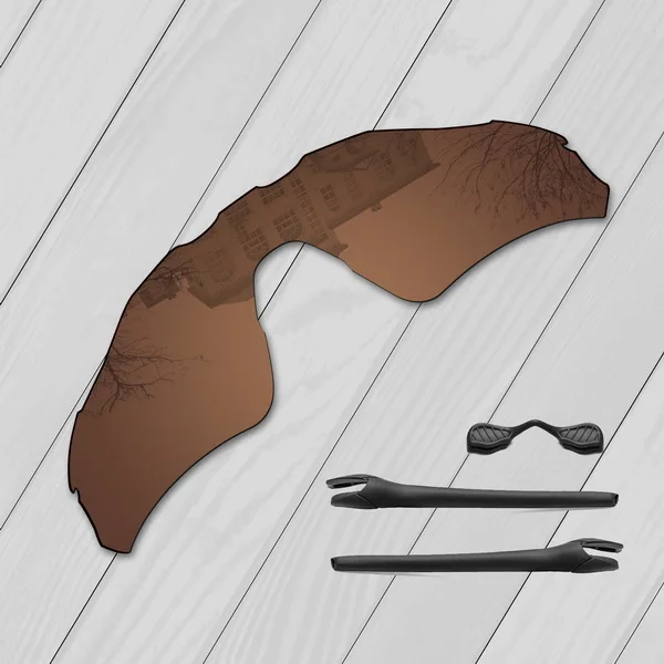 Brown-Rubber Kit E.O.S поляризованные улучшенная замена линз для Oakley Radar EV path'-множественный выбор - Цвет линз: Brown-Rubber Kit
