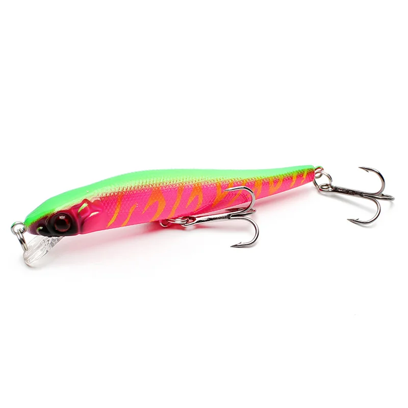 Yuewins новая Рыболовная Приманка Minnow 8 см 5 9 г Topwater жесткая искусственная приманка 3D