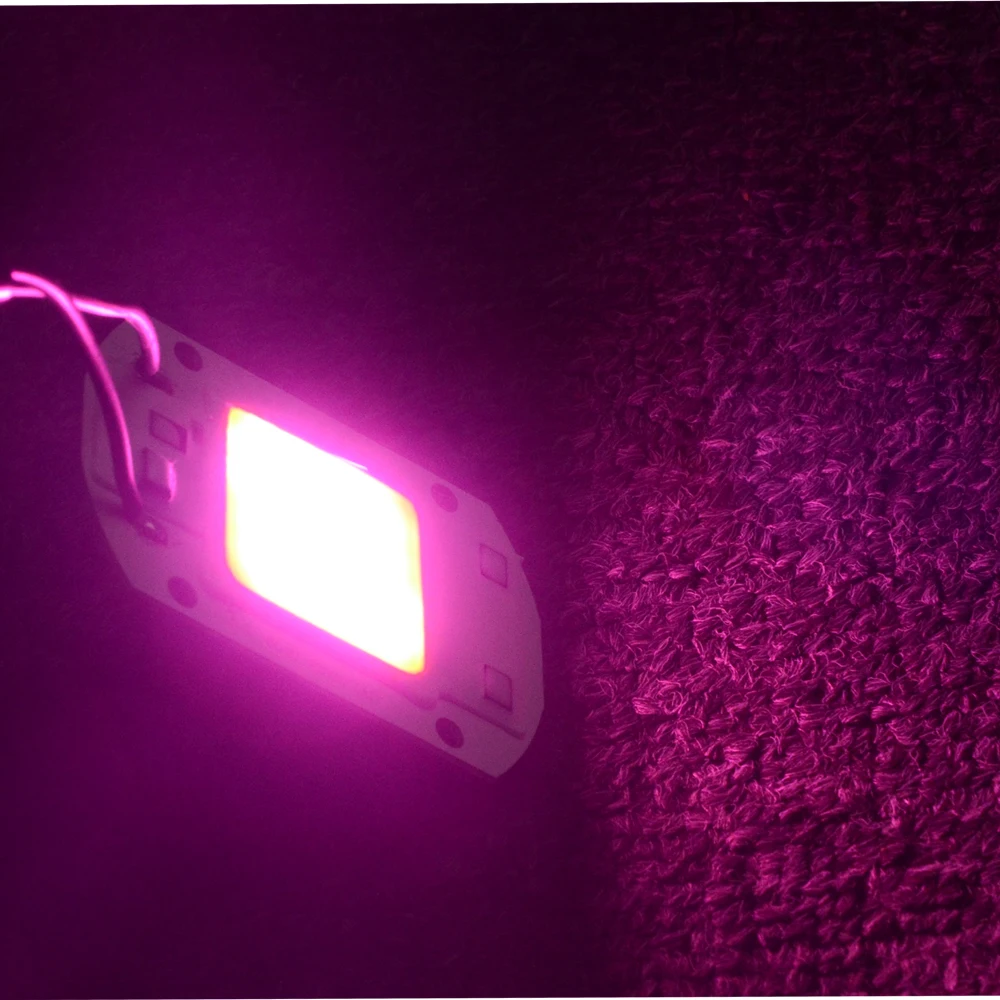 Ростовая лампа гидропоническая AC 220V 110V 20W 30W 50W COB Led светодиодный чип полного спектра для внутреннего роста семян растений и цветов.