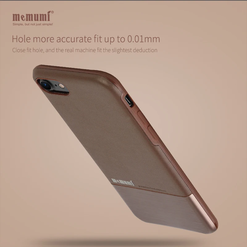 memumi Luxury Brand Case for iPhone 7 8 Plus Genuine Leather Cover 8plus 7plus Thin Back Funda ip7 i8 plus |