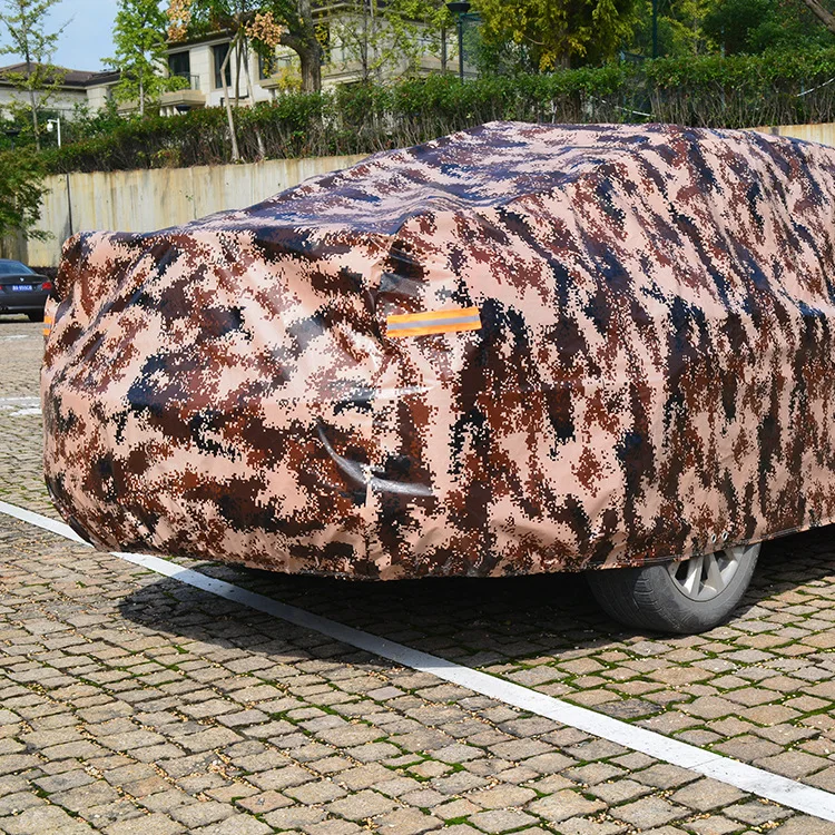 Водонепроницаемый камуфляжный чехол для автомобиля двухслойный зимний