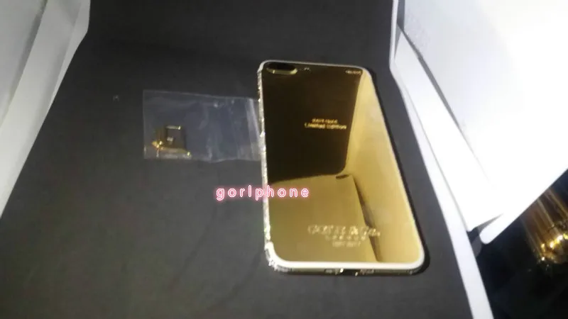Для телефона 7 и для phone7 plus настоящее золото 24 каратное золотое покрытие