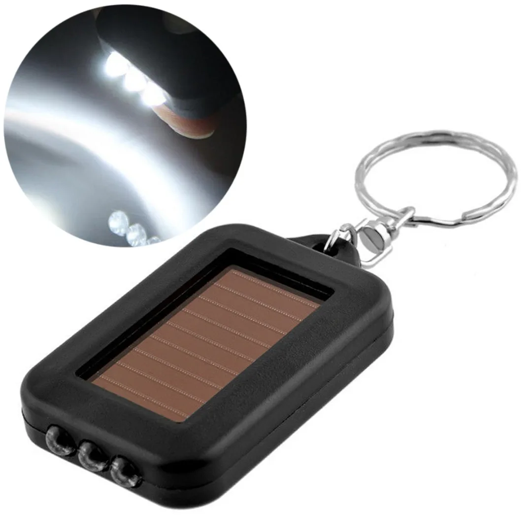 Портативсветильник мини вспышка на солнечной энергии|light flashlight|keychain torchtorch light |