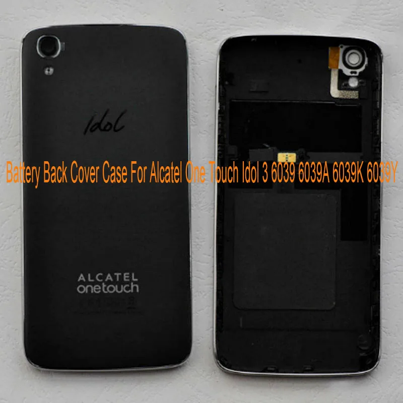 For Alcatel One Touch Idol 3 6039 6039A 6039K 6039Y Back Cover Case 4.7'' Smart Phone Housing Battery Hard PC |
