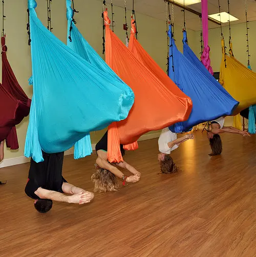 5 м эластичный антенна Yoga гамак свинга Новейшие Многофункциональные