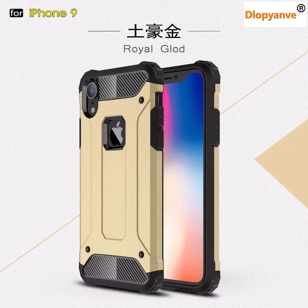 Прочный бронированный чехол для Xiaomi 9 8 SE 6X 5X Max Mix 2 3 Жесткий ПК противоударный чехол для Xiaomi Redmi 3 4 4A 4X 5A 6A Note 4, 5, 6, 7 Pro - Цвет: Gold