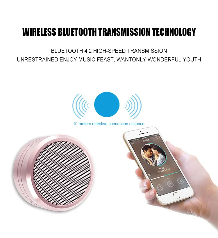 JRK-8 Aluminum alloy wireless Bluetooth waterproof subwoofer supports FM Radio TF AUX | Электроника