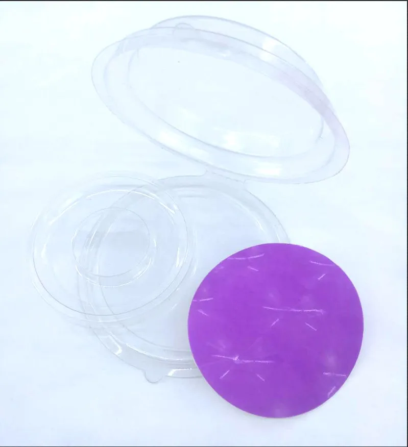 new purple 10 компл./лот квадратная упаковочная коробка для ресниц пустой ресницы пластиковый посылка все прозрачной крышкой лоток ресницы DIY мягкий упаковочная коробка - Цвет: new purple
