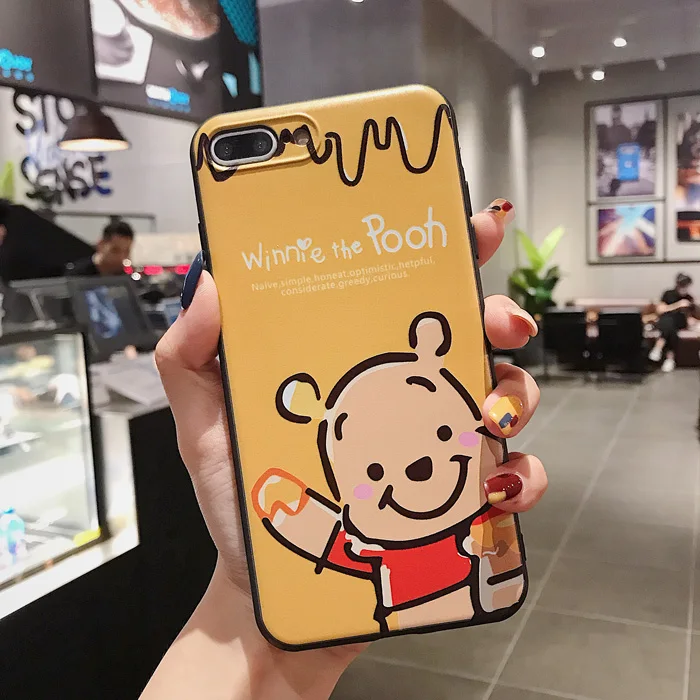 Мягкий силиконовый чехол с мультипликационным узором для iphone 7, 6, 6 S, 8 Plus, X, XR, XS MAX, со шнурком, воздушный шар, стент, чехол для телефона - Color: B