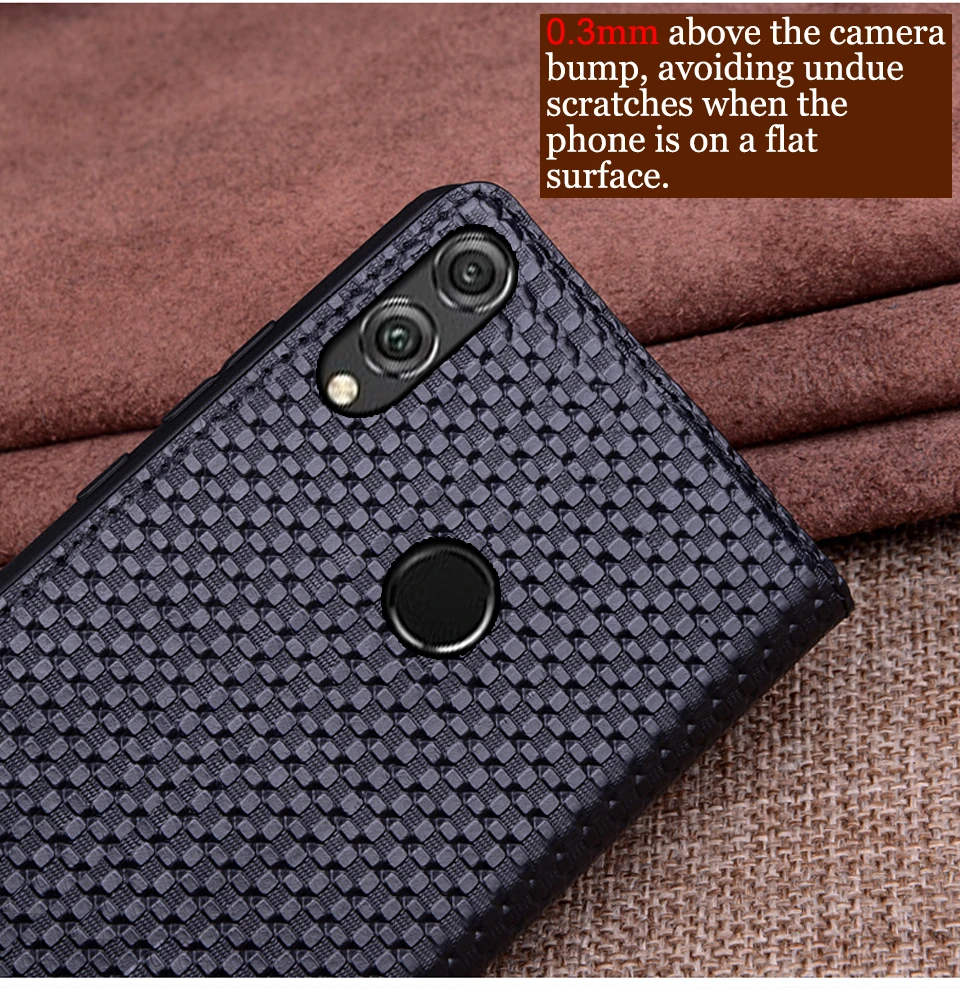 

RYKKZ Genuine Leather Flip Case For Huawei Honor 8X Cover Magnetic case For Honor 8X Max Cases Leather Cover Phone Cases Fundas