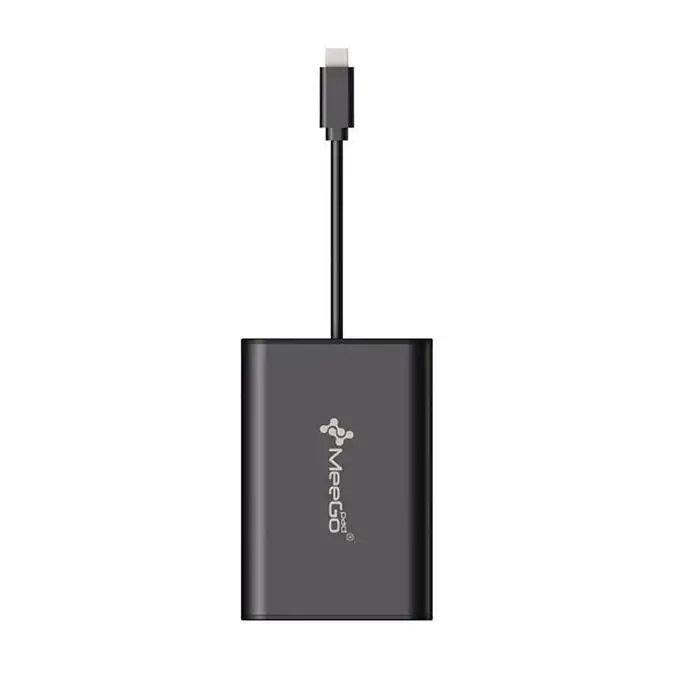 Usb type C концентратор адаптер с HD черный 1000 m lan мультимедиа 4 k x 2 k/30 hz интерфейс 15 V/3A