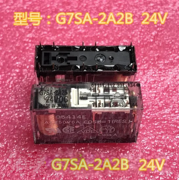 

Новое реле G7SA-2A2B 24VDC G7SA-2A2B-24VDC AC250V 6A 10pin