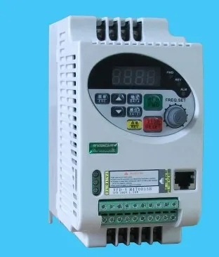 VFD V преобразователь частоты инверторы контроллер скорости 380 В 3 кВт фазный вход