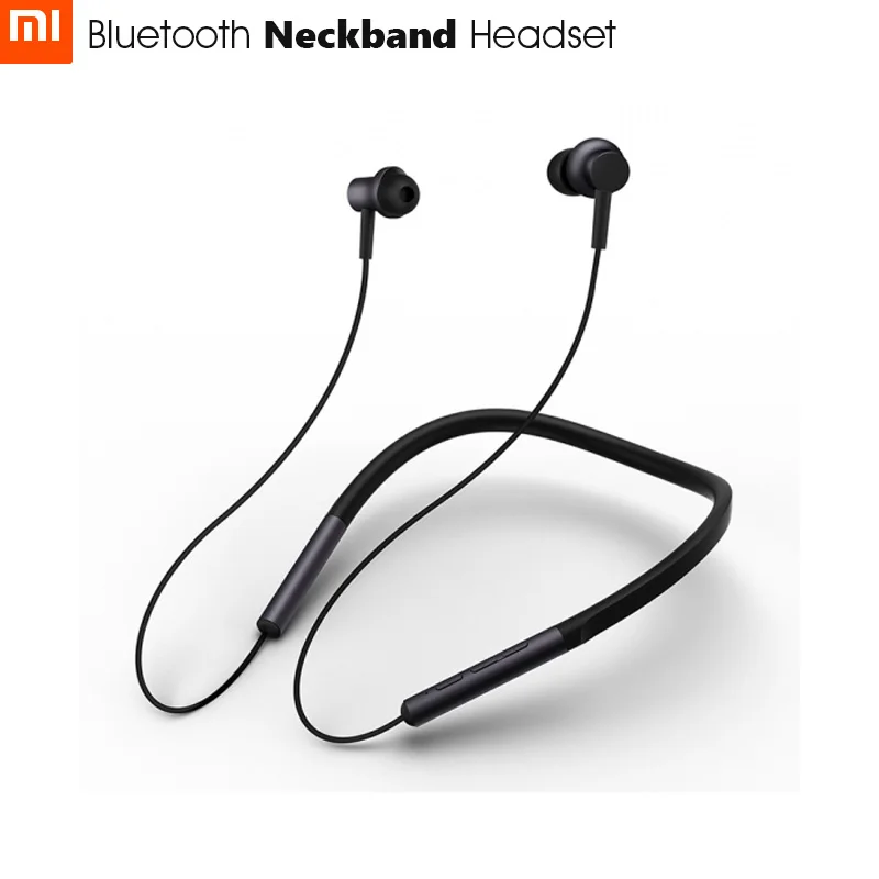 Новинка 2018 Bluetooth гарнитура Xiaomi с шейным ободом | Поддержка apt X Кодек AAC Гибридный