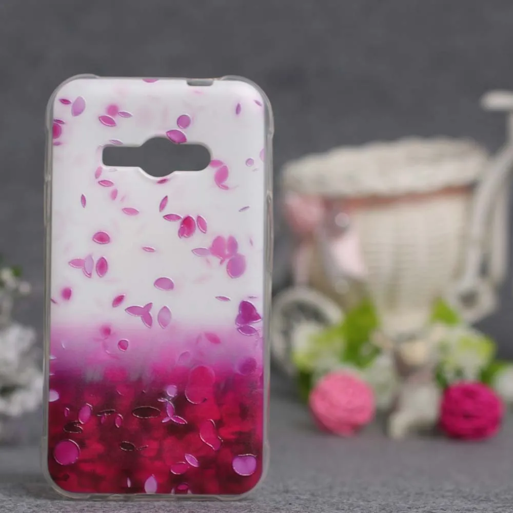 Мягкие силиконовые чехлы для Samsung Galaxy J1 Ace J110 чехол телефона ace 3D Relief Priting TPU задняя