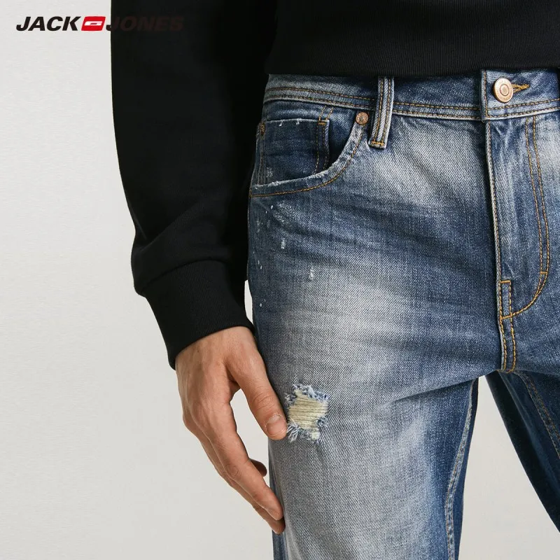 JackJones мужские рваные джинсы 218332555 | Мужская одежда