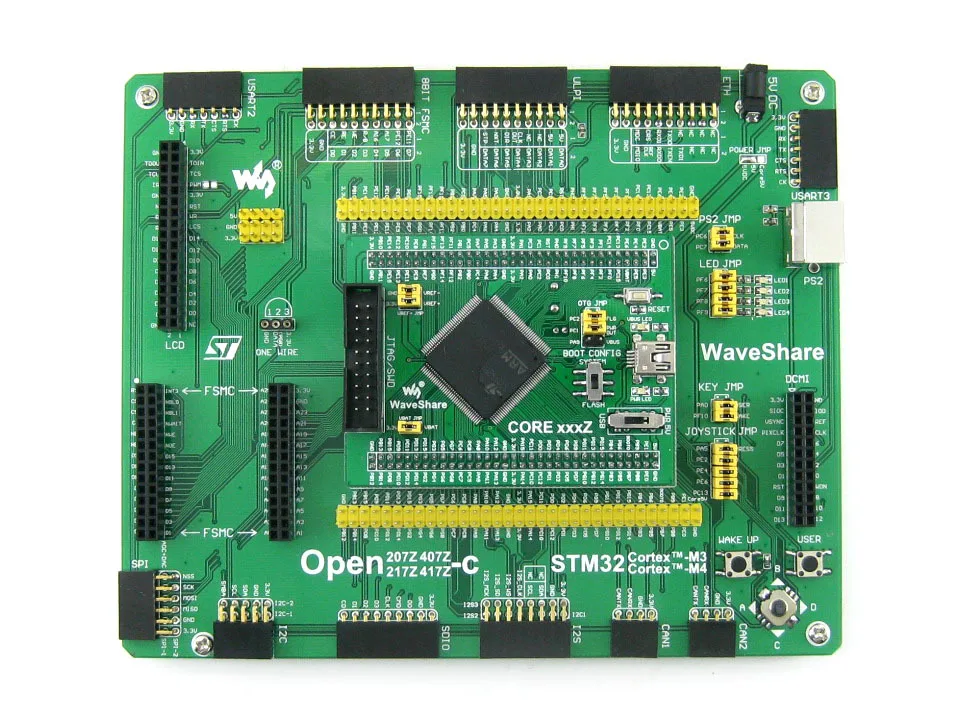 Комплект для Open407Z C B # STM32 ARM плата разработки STM32F407 + 3 2 дюйма 320x240 сенсорный ЖК