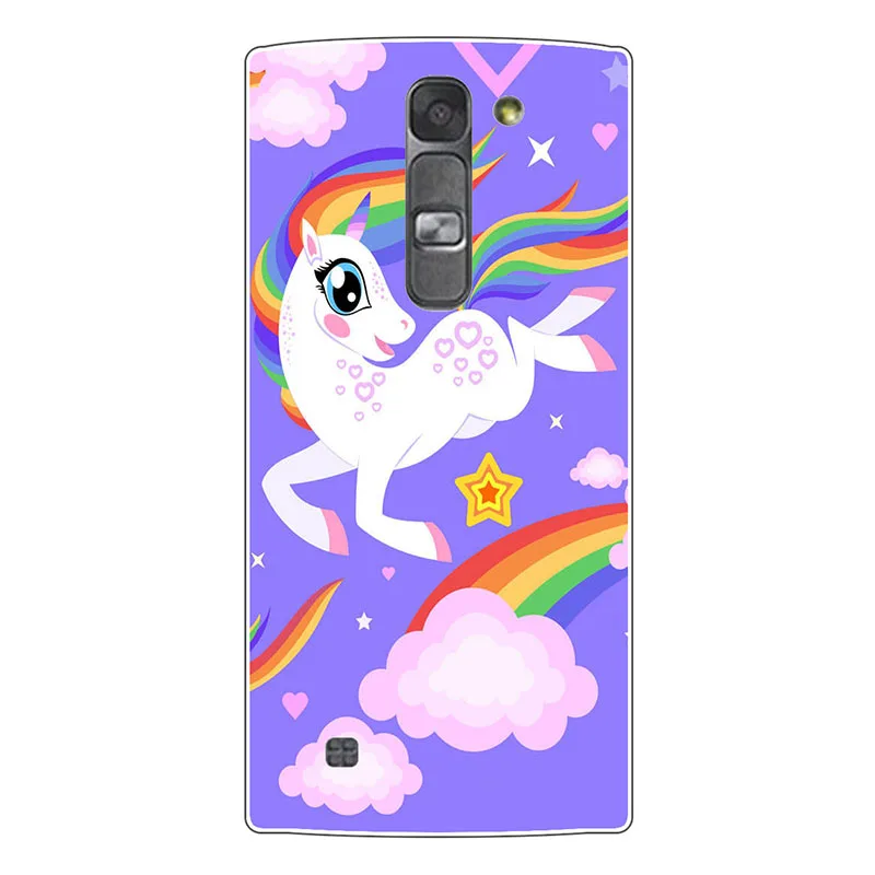 Задняя крышка чехол для LG Magna G4c H522Y H502f H500F H525N короны цветка башни однотонный Мягкий чехол из TPU силиконовый чехол для LG G4 мини Чехол