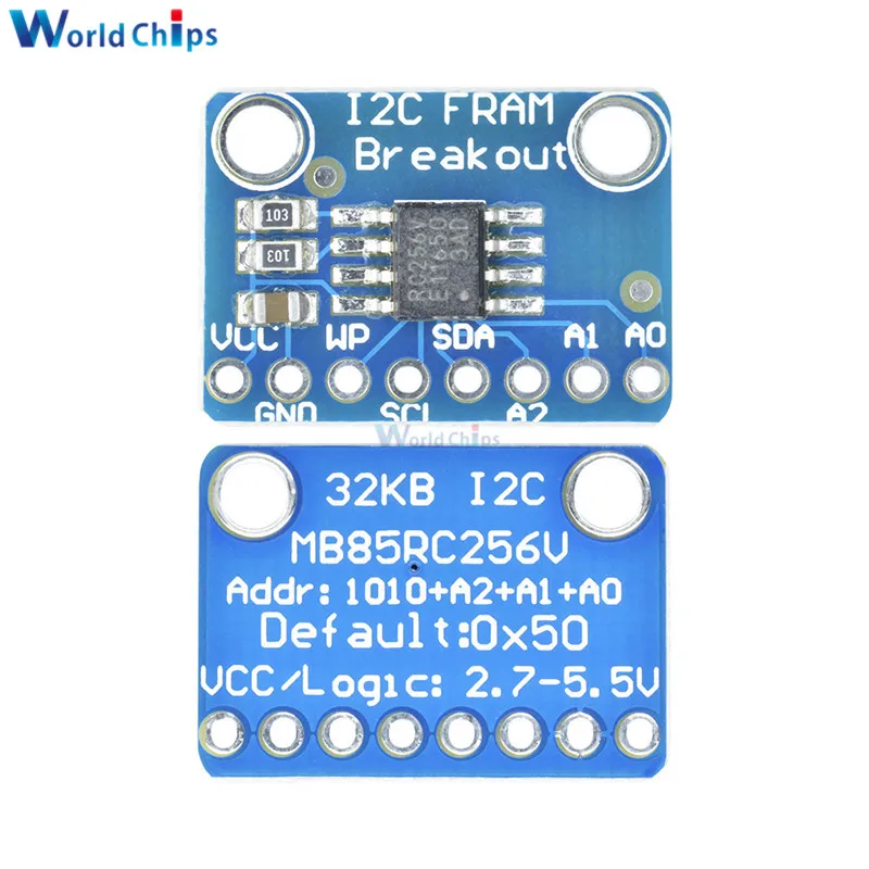 Макетная плата MB85RC256V IC 32KB инструменты для разработки I2C нелетучая 2 7 5 В VCC/Logic FRAM