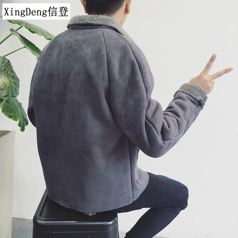 XingDeng зимняя модная куртка для мужчин теплое пальто с хлопковой подкладкой