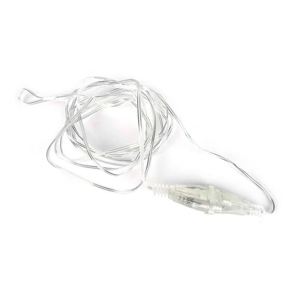 

1pcs 3M Extender Transparent Wire for Christmas Led String light Indoor Outdoor Garden Decoration LED lighting Strip