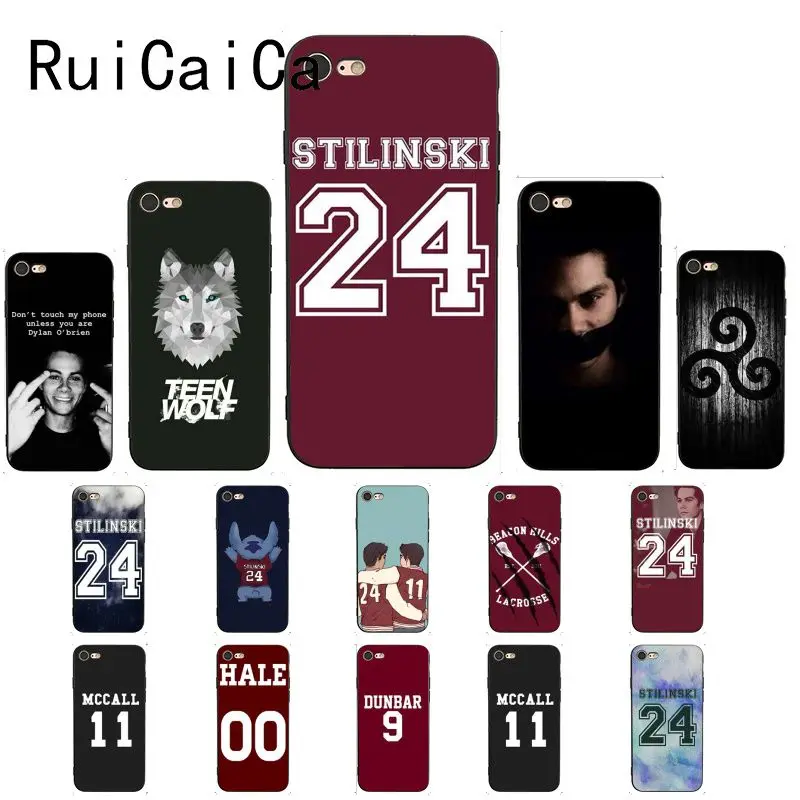 Мягкий чехол для телефона RuiCaiCa Teen Wolf Stilinski 24 на заказ iPhone 8 7 6 6S 6Plus X XS MAX 5 5S SE XR 10 |